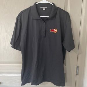 Women's XL Red Bull 3D Port Authority Grey Collared Shirt